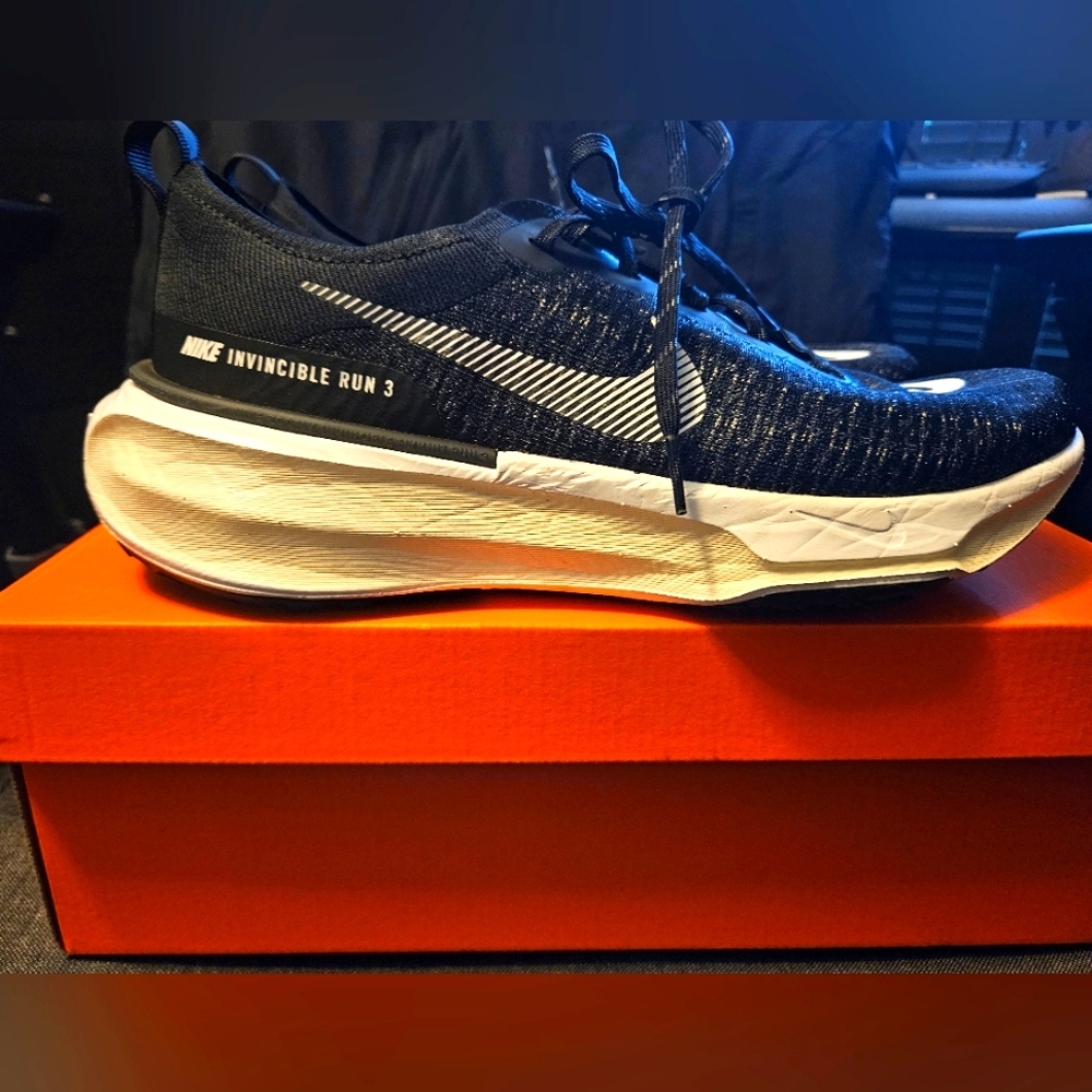 Nike ZoomX Invincible Run Flyknit 3 Black 2023 Shoes White Mens